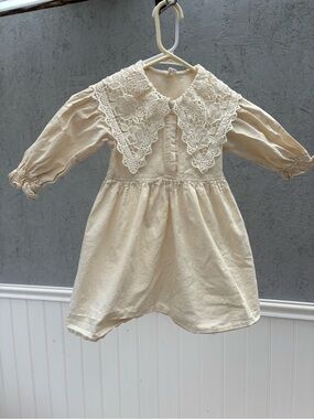 Jessica Simpson Cream Crochet Lace Top